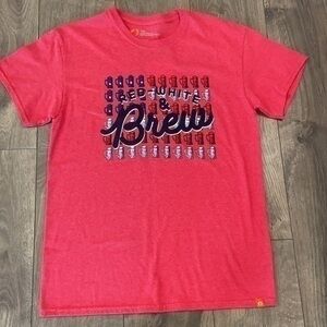 Red - White & Brew shirt 🍻